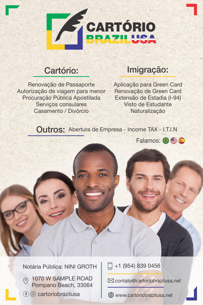 Conheca o Cartorio Brazil USA de Pompano Beach