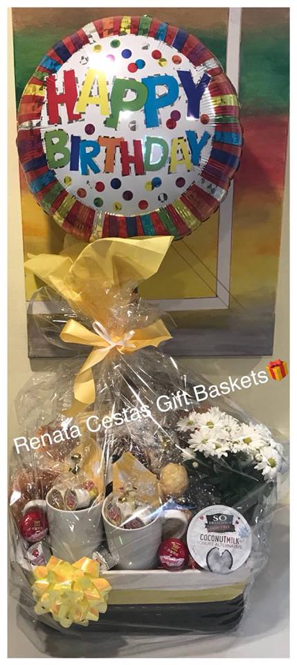 Lindas Cestas , Flores, Telemensagem, Bolo e Brigadeiros