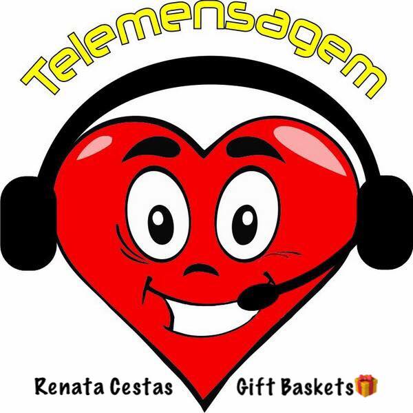 Lindas Cestas , Flores, Telemensagem, Bolo e Brigadeiros