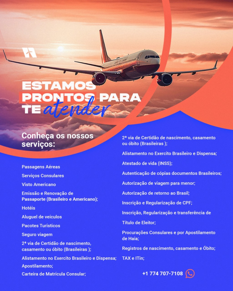 Viagens e Turismo e serviços  Consular 