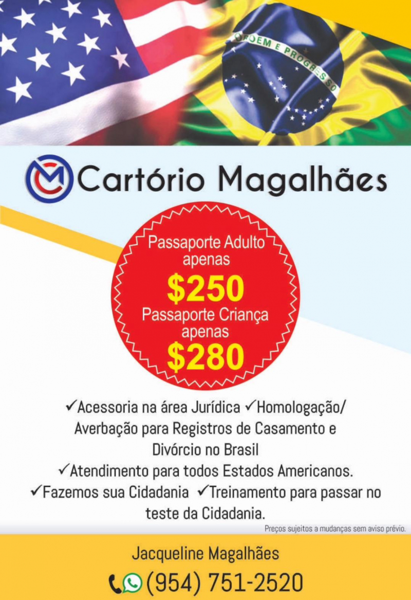 Cartório Magalhães a Sua Disposiçao (954) 751-2520