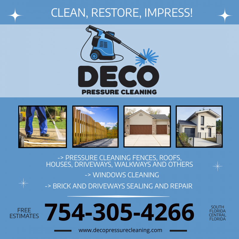 ✨ Deco Pressure Cleaning ✨