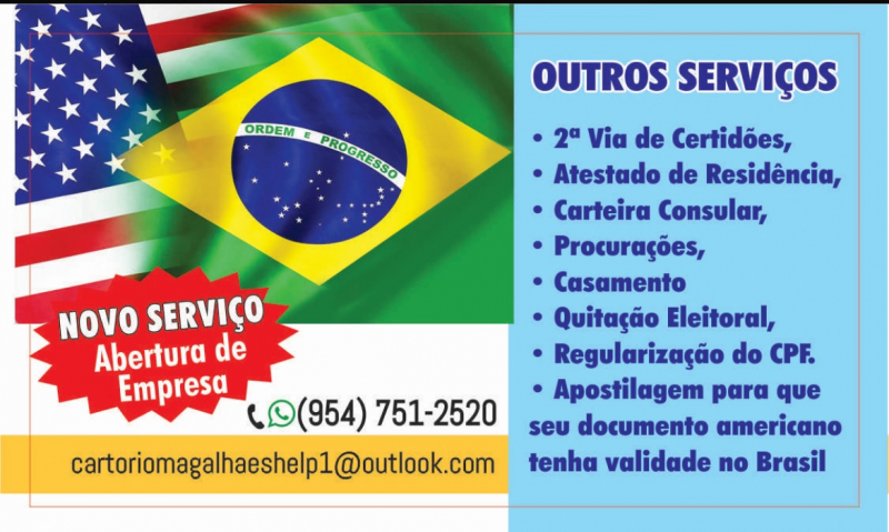 Cartório Magalhães - Notario Publico - Serviços Consulares