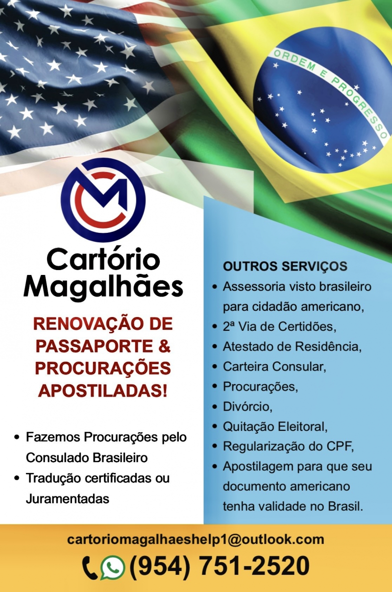 Cartório Magalhães- (954) 7512520