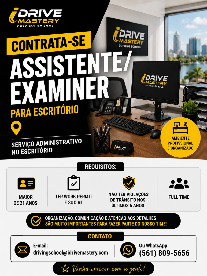 VAGA Disponível