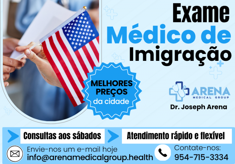 Exames médicos de imigração com os melhores preços