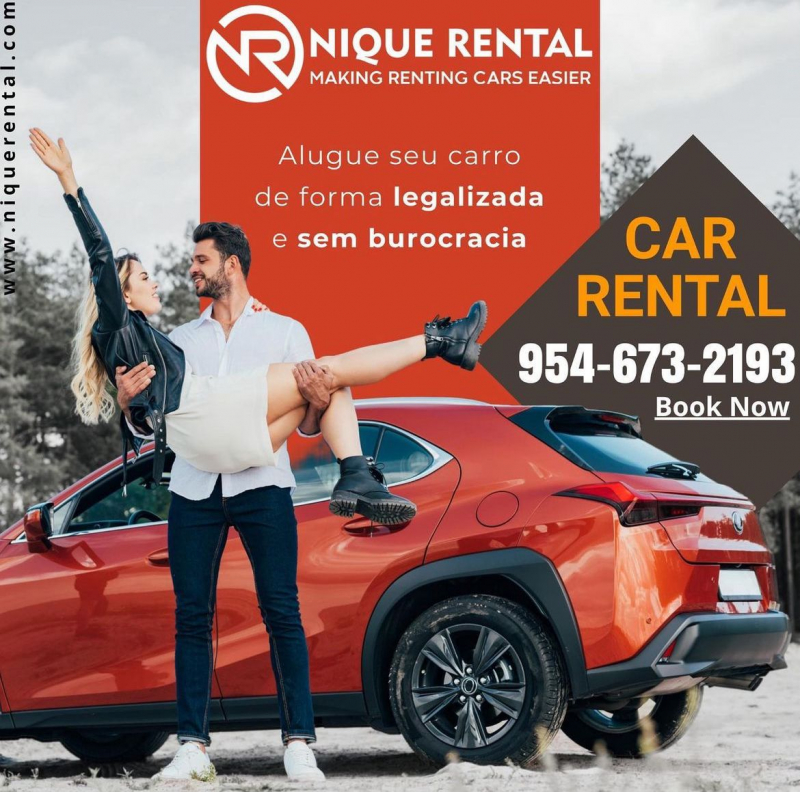 ‎🚘 Nique Rental 🚘 Aluguel de carros Legalizado e sem complicação.