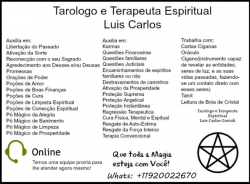 Tarologo e Terapeuta Espiritual Luis Carlos Gavioli