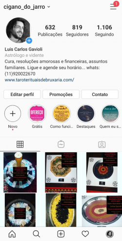 Tarologo e Terapeuta Espiritual Luis Carlos Gavioli