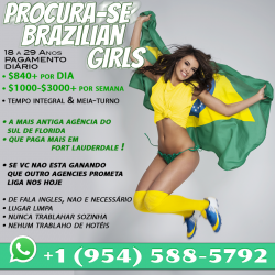 Procura-se Brazilian Girls 18-29 anos $840+por dia...