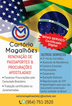 Cartório Magalhães - (954) 7512520