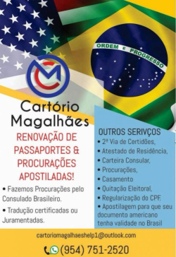 Cartório Magalhães - 954 7512520