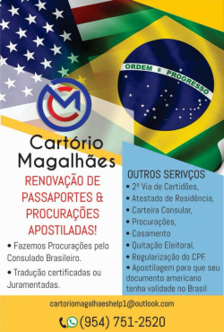 Cartório Magalhães - 954 7512520