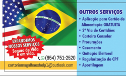 Cartório Magalhães- Serviços Consulares e Outro...