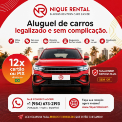 ‎🚘 Nique Rental 🚘 Aluguel de carros Legali...