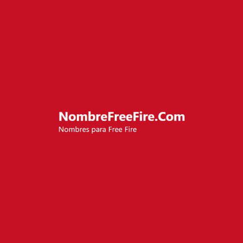 Nombrefreefire