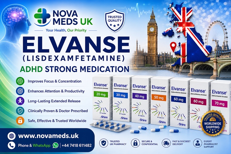 Buy Elvanse ADHD UK